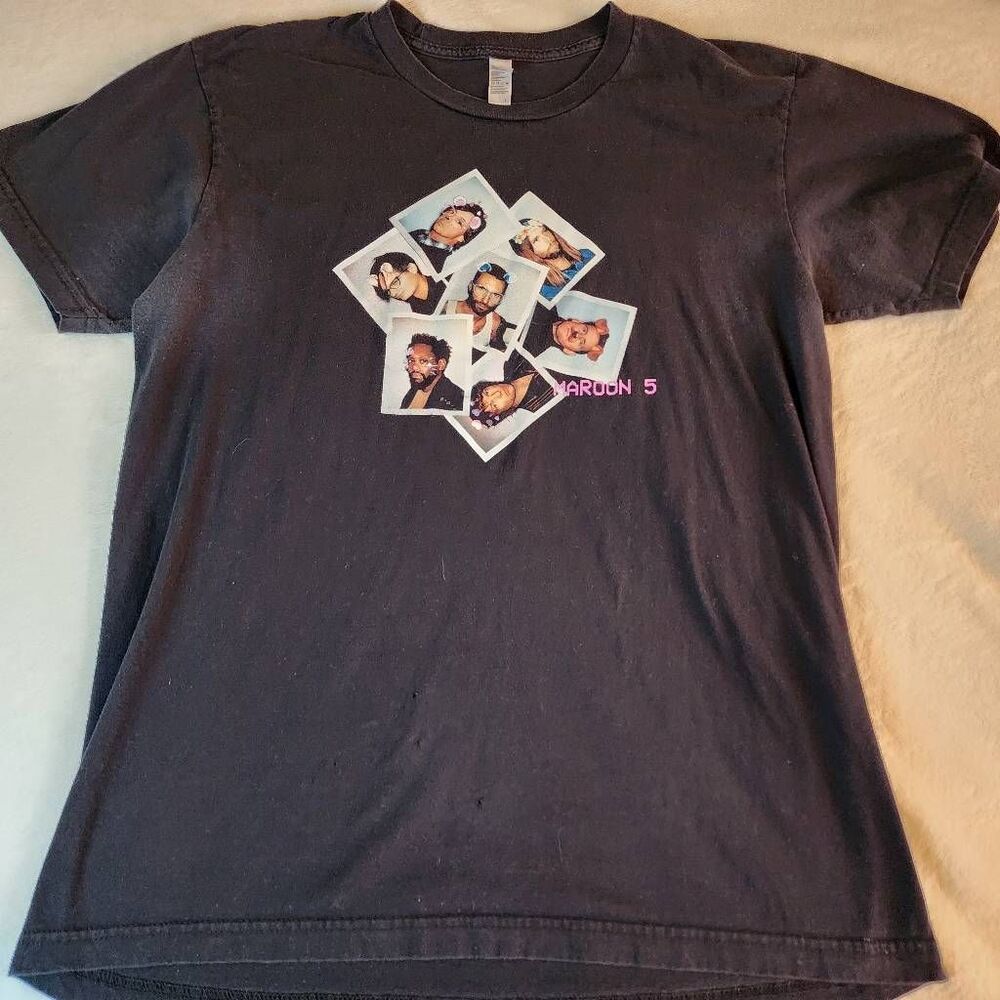 Los Angeles Apparel Maroon 5 Graphic Tshirt Size Large